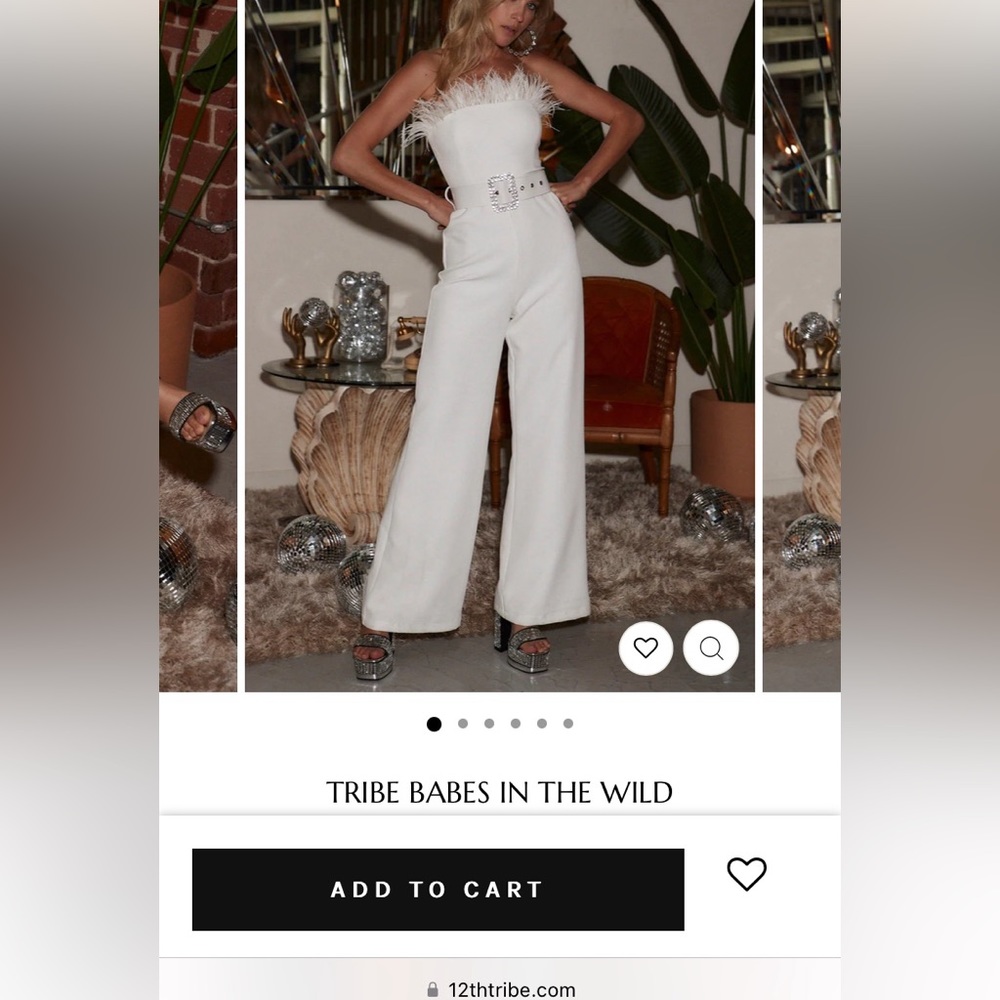 *BRAND NEW* Strapless White Jumpsuit !!!